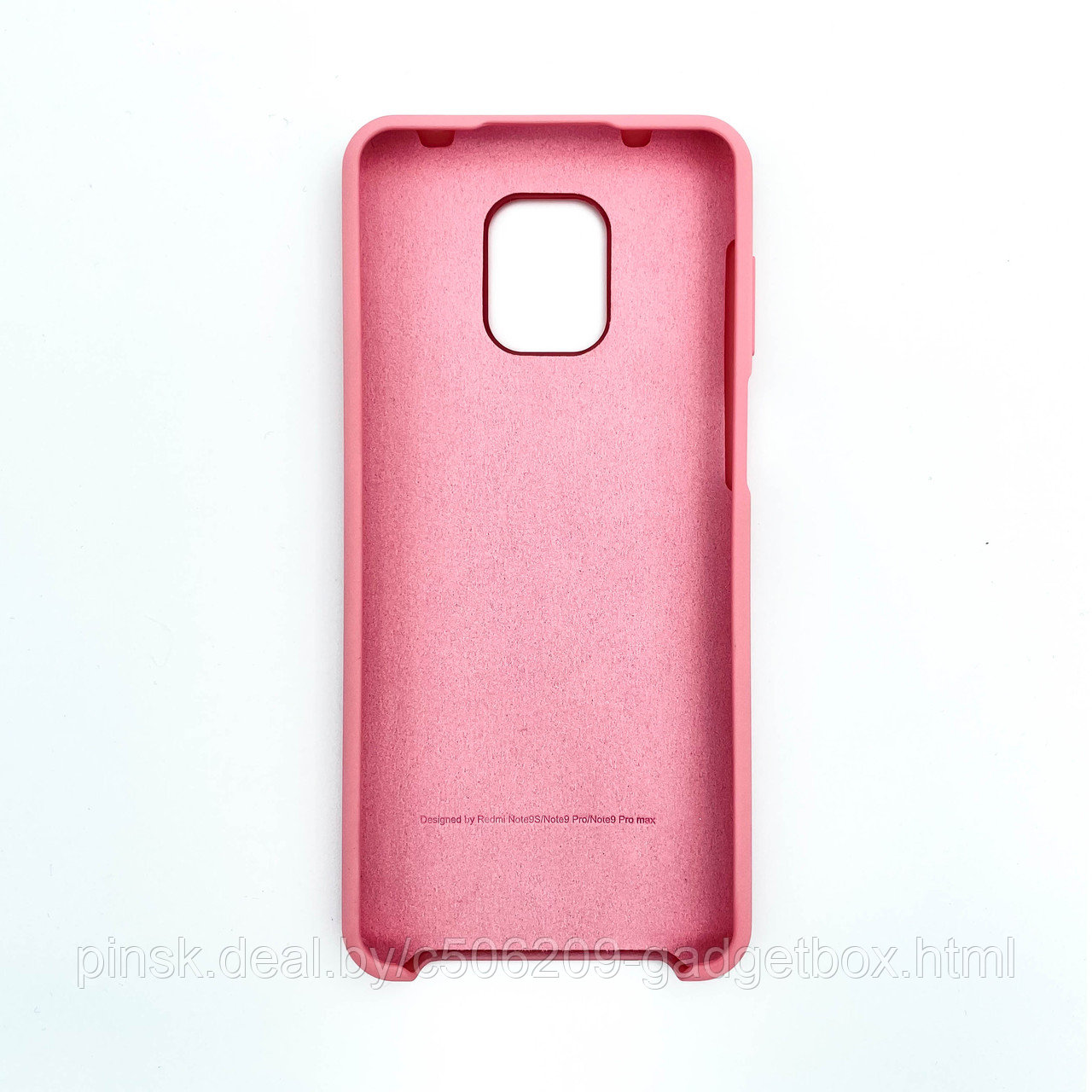 Чехол Silicone Cover для Xiaomi Redmi Note 9 Pro / Redmi Note 9s / Redmi Note 9 Pro Max, Нежно-розовый - фото 2 - id-p154459807