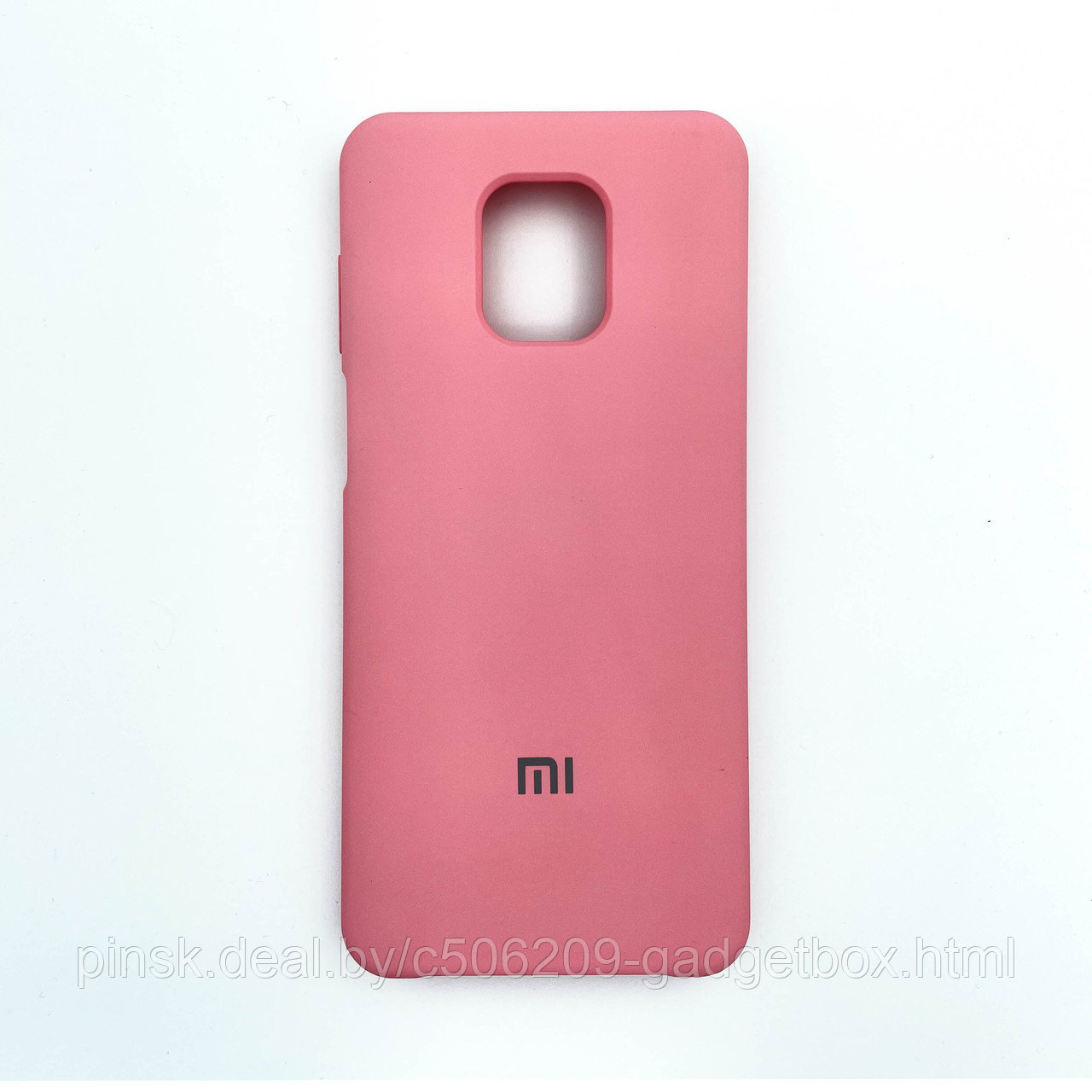 Чехол Silicone Cover для Xiaomi Redmi Note 9 Pro / Redmi Note 9s / Redmi Note 9 Pro Max, Нежно-розовый - фото 1 - id-p154459807