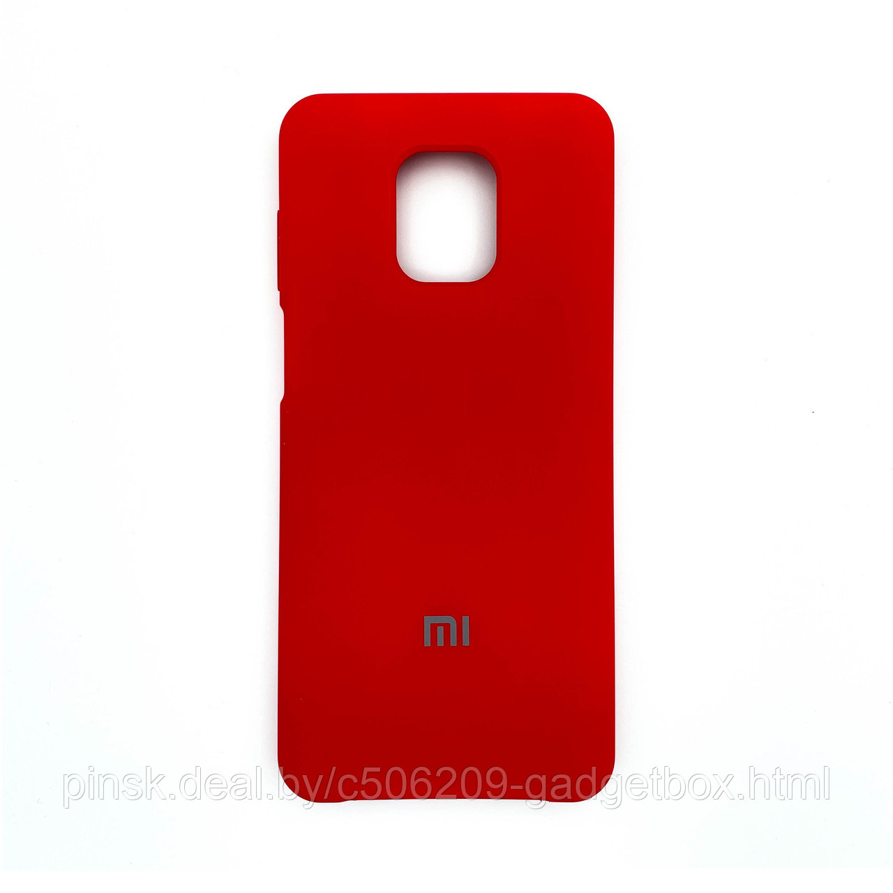 Чехол Silicone Cover для Xiaomi Redmi Note 9 Pro / Redmi Note 9s / Redmi Note 9 Pro Max, Красный - фото 1 - id-p154459802