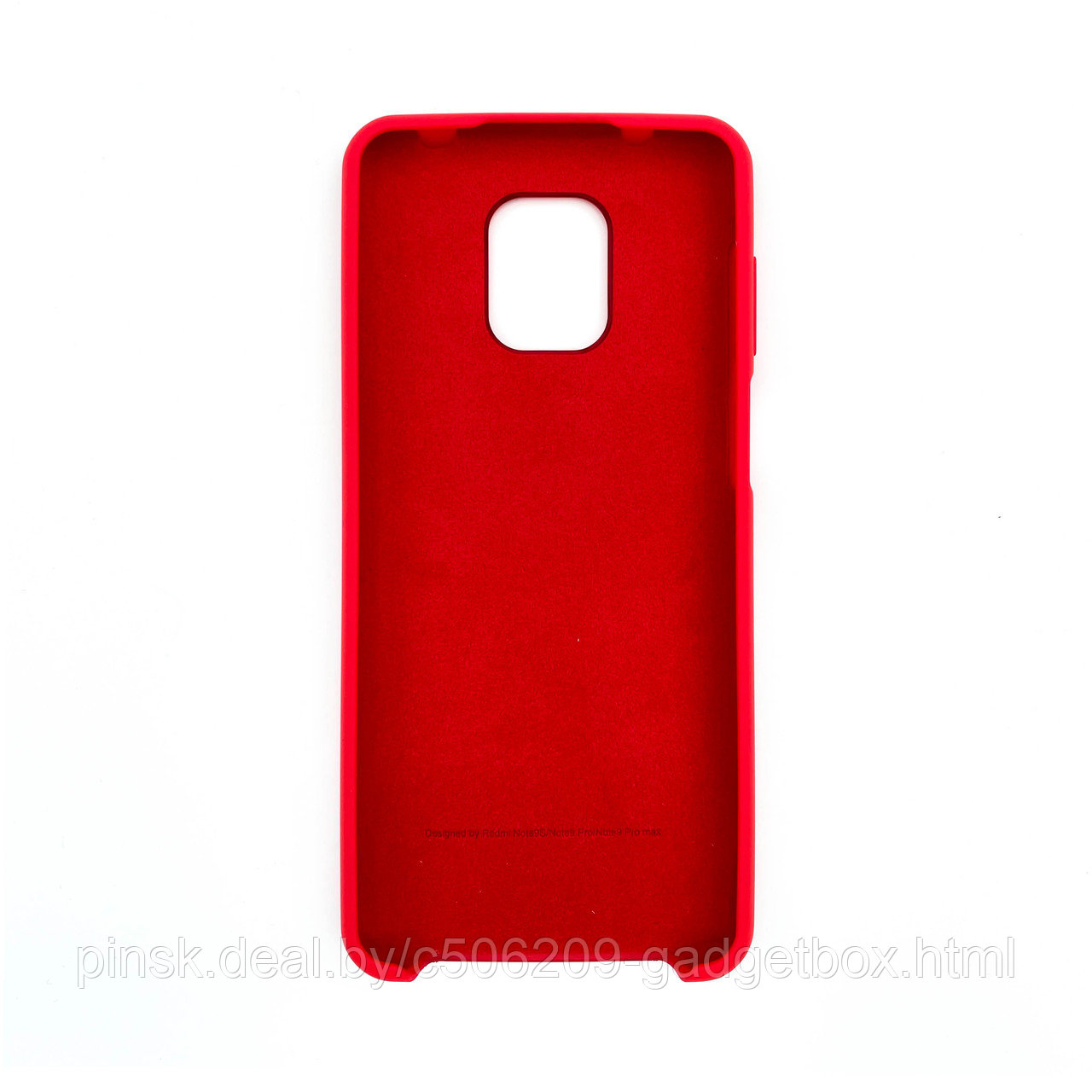 Чехол Silicone Cover для Xiaomi Redmi Note 9 Pro / Redmi Note 9s / Redmi Note 9 Pro Max, Красный - фото 2 - id-p154459802