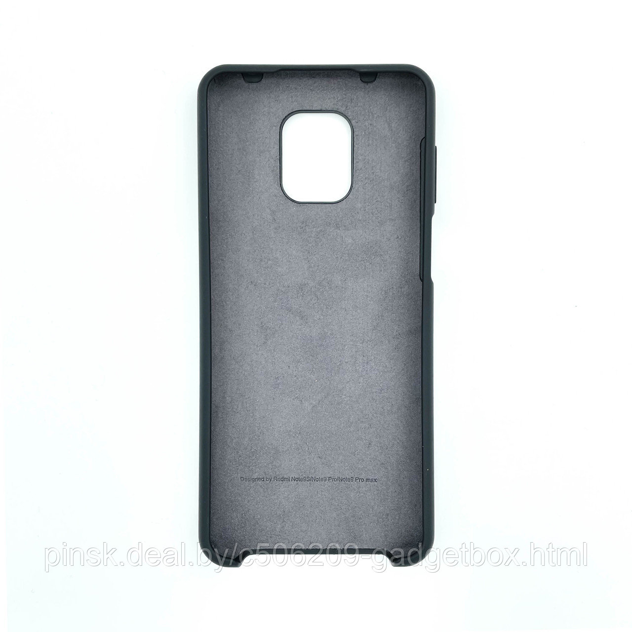 Чехол Silicone Cover для Xiaomi Redmi Note 9 Pro / Redmi Note 9s / Redmi Note 9 Pro Max, Черный - фото 2 - id-p154459803