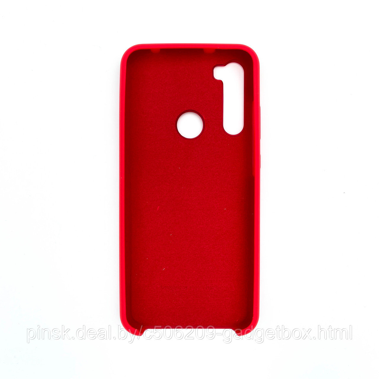 Чехол Silicone Cover для Xiaomi Redmi Note 8T, Красный - фото 2 - id-p154459797