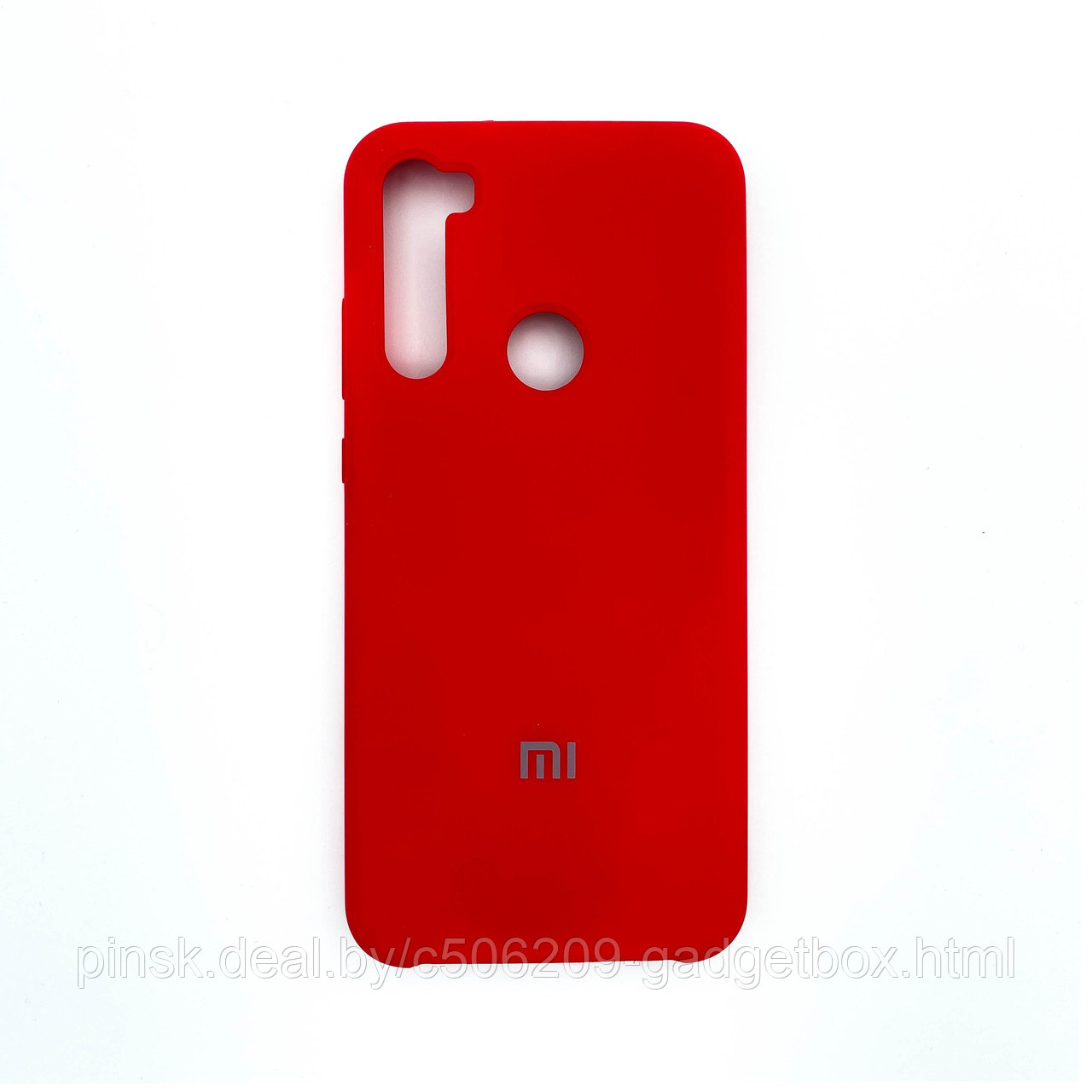 Чехол Silicone Cover для Xiaomi Redmi Note 8T, Красный - фото 1 - id-p154459797