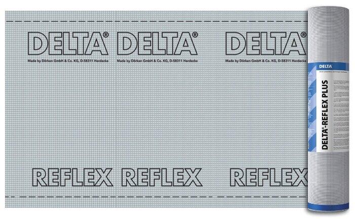 DELTA-REFLEX пароизоляционная плёнка с алюминиевым рефлексным слоем