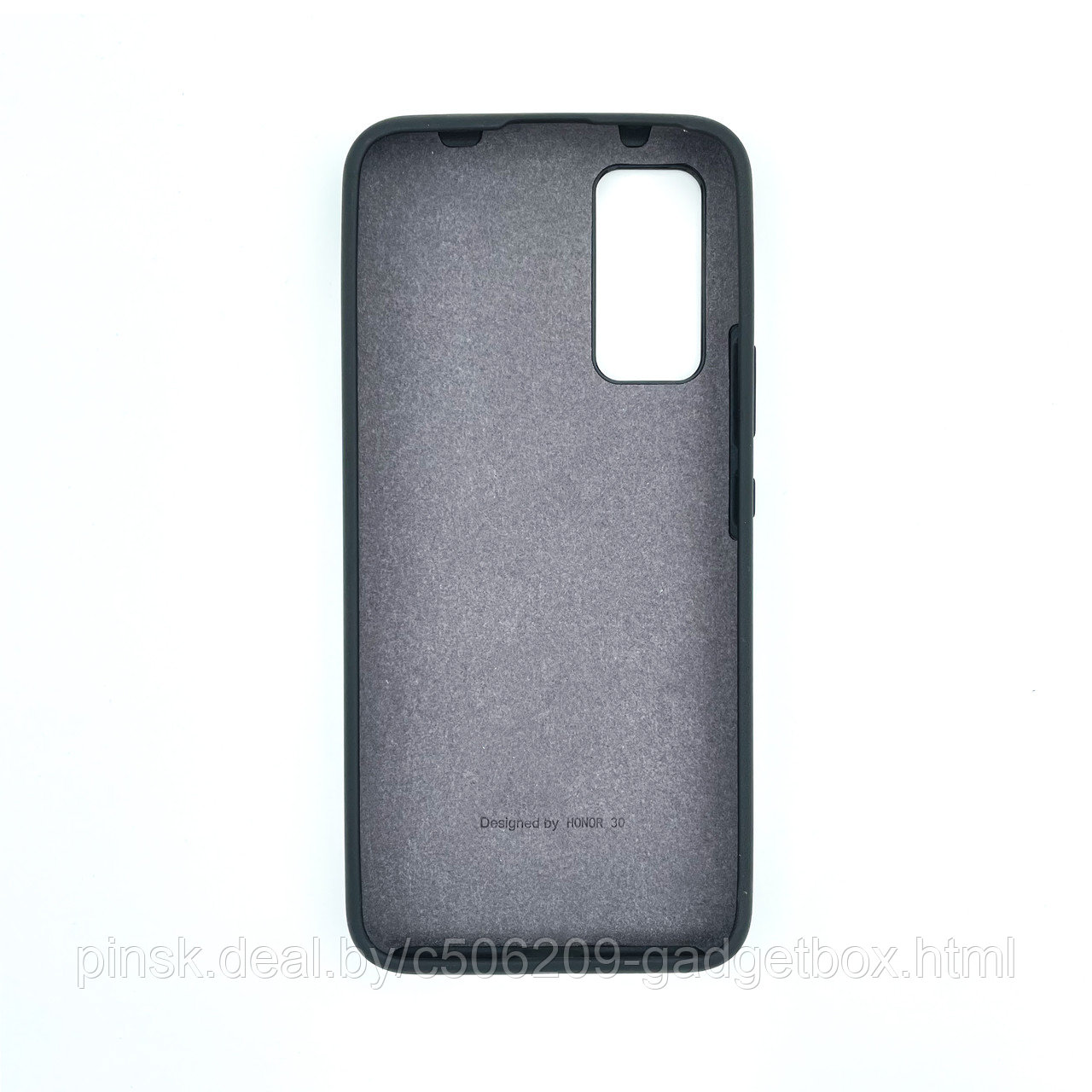 Чехол Silicone Cover для Huawei Honor 30, Черный - фото 2 - id-p154459591