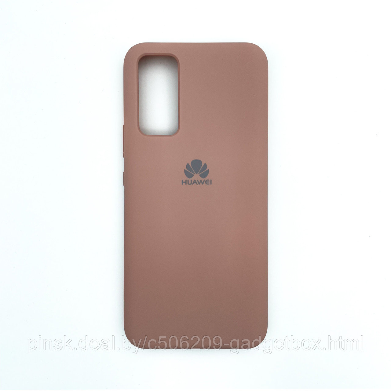 Чехол Silicone Cover для Huawei Honor 30, Песочно-розовый - фото 1 - id-p154459592