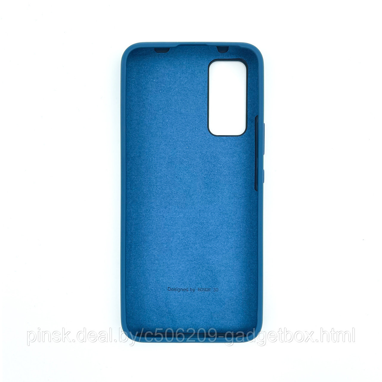 Чехол Silicone Cover для Huawei Honor 30, Синий - фото 2 - id-p154459593