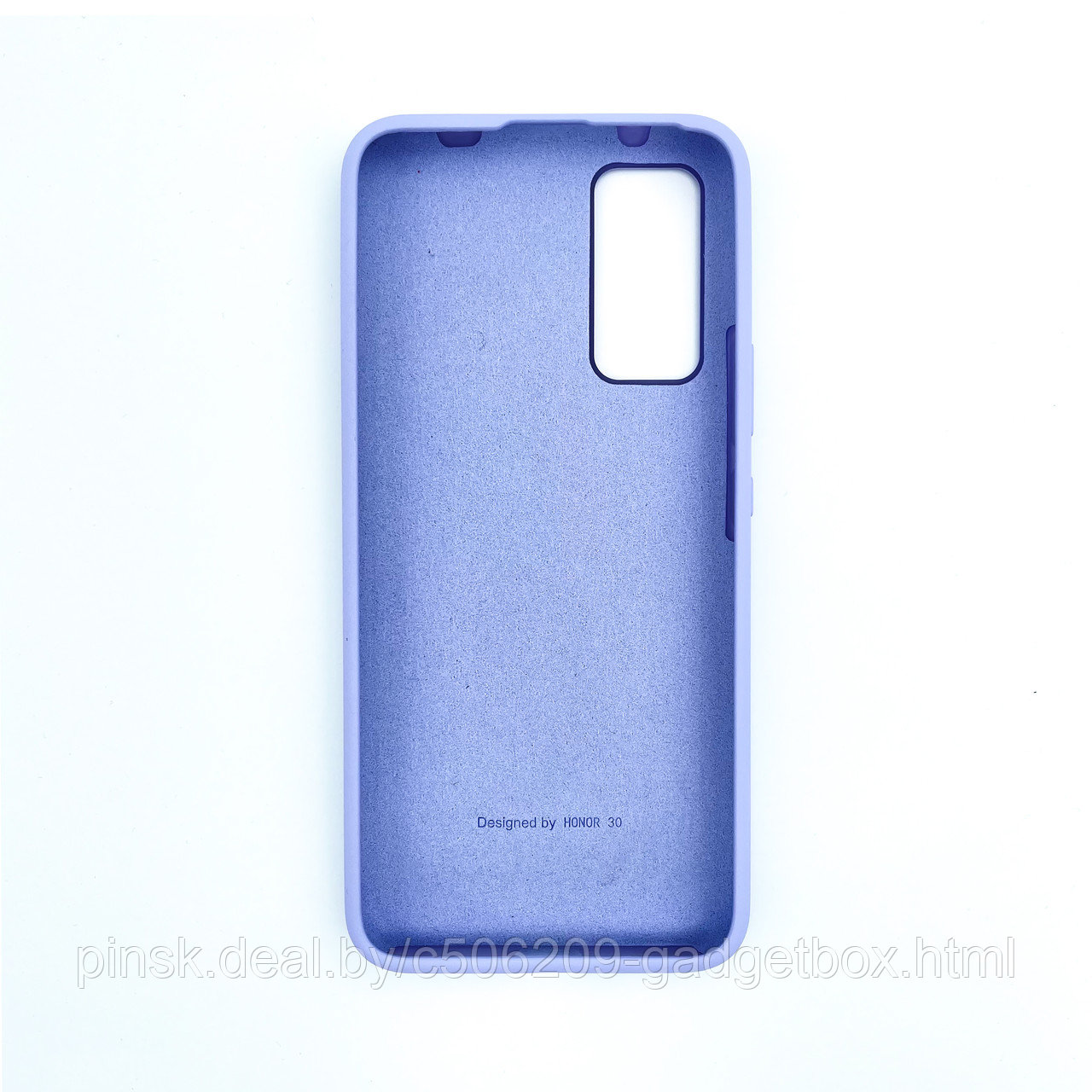 Чехол Silicone Cover для Huawei Honor 30, Фиалковый - фото 2 - id-p154459595