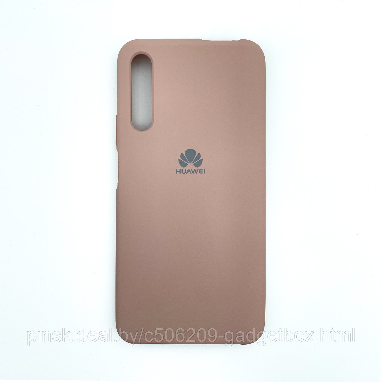 Чехол Silicone Cover для Huawei Honor 9X / Honor 9i / Honor 9n, Песочно-розовый - фото 1 - id-p154459600