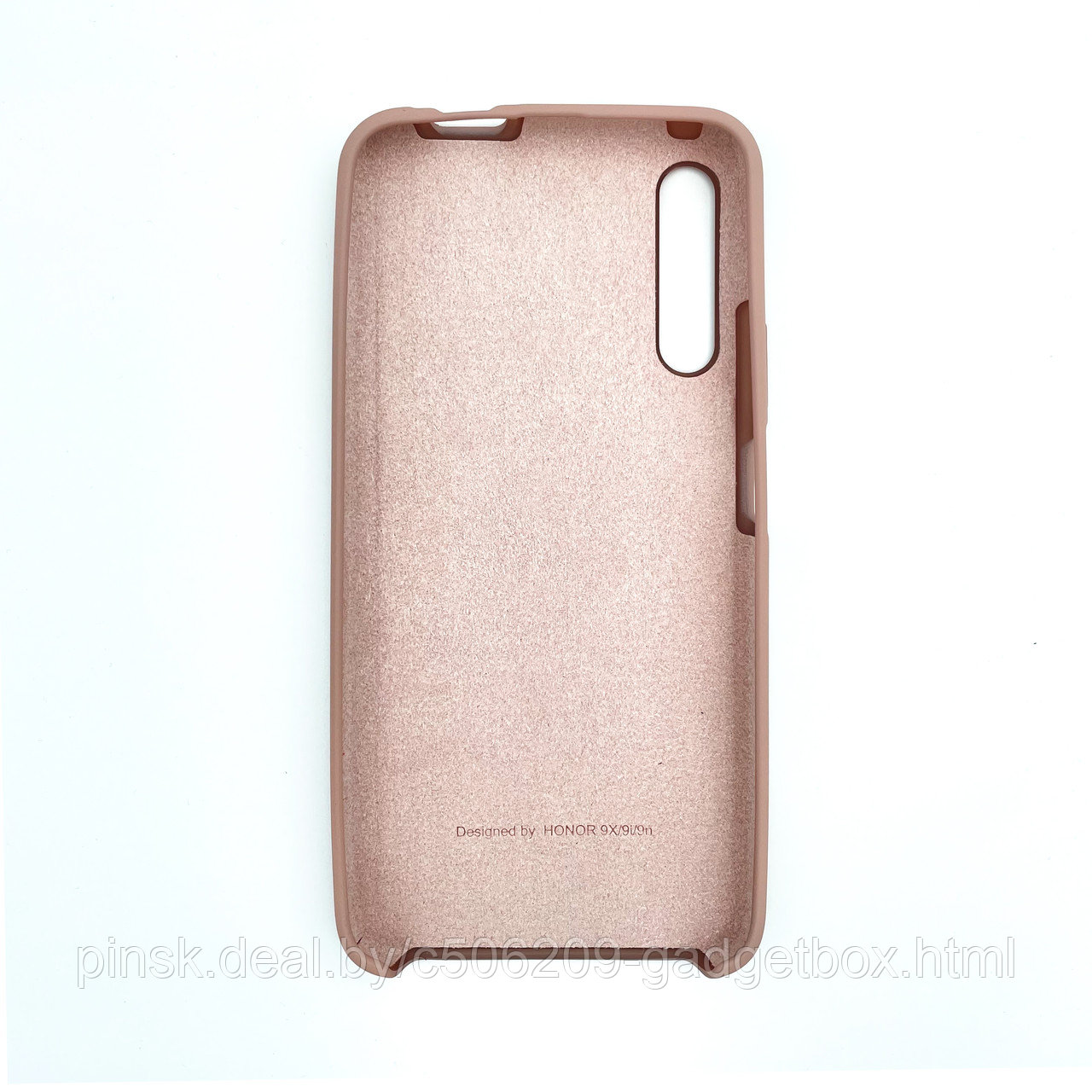 Чехол Silicone Cover для Huawei Honor 9X / Honor 9i / Honor 9n, Песочно-розовый - фото 2 - id-p154459600