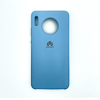 Чехол Silicone Cover для Huawei Mate 30, Морской голубой