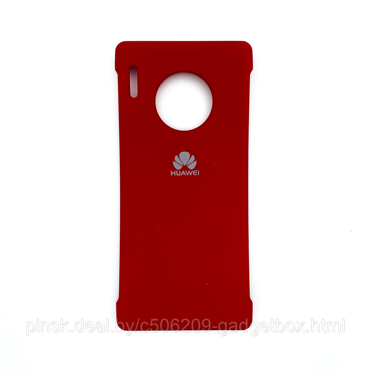 Чехол Silicone Cover для Huawei Mate 30 Pro, Красный - фото 1 - id-p154459620