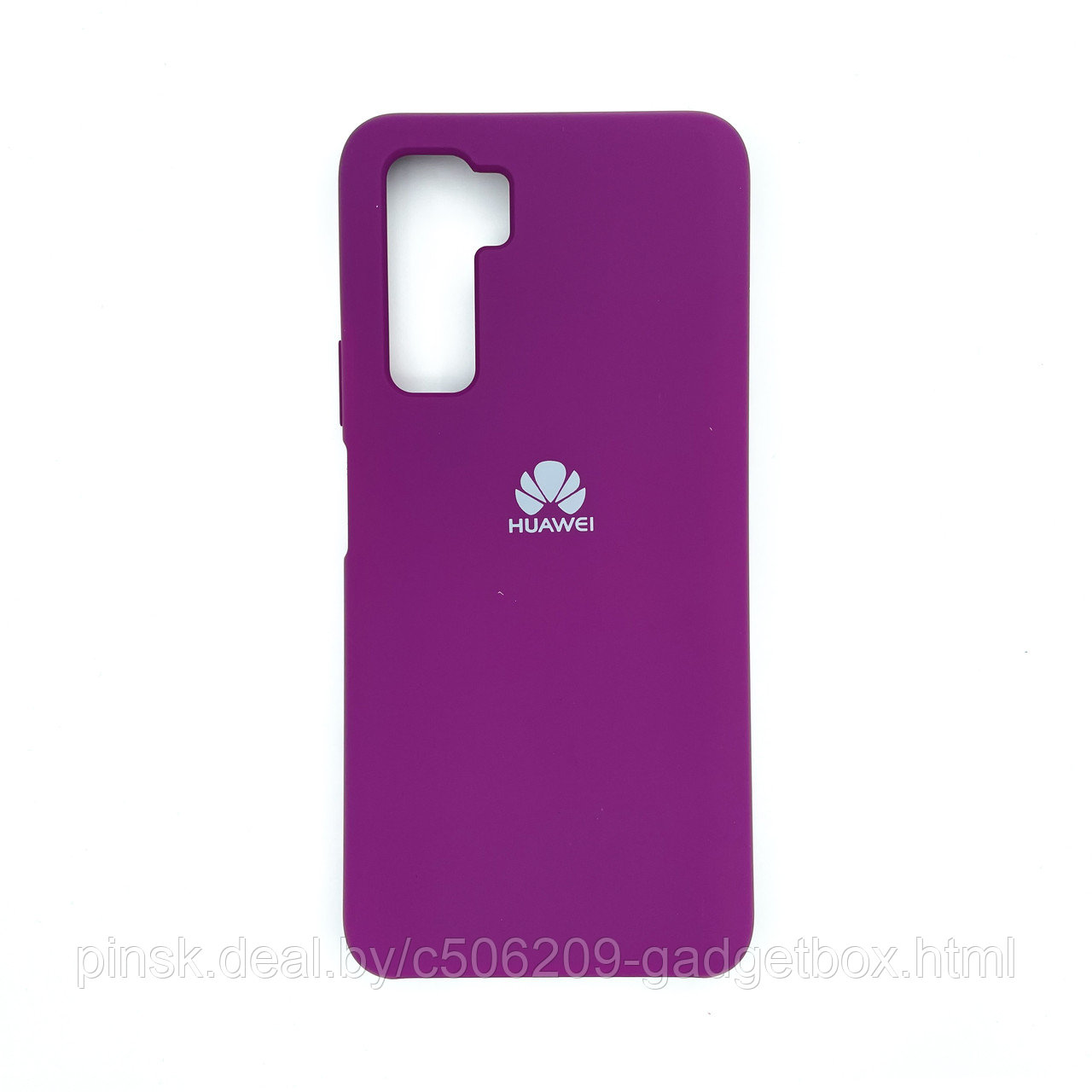 Чехол Silicone Cover для Huawei P 40 Lite 5G / Nova 7SE, Фиолетовый - фото 1 - id-p154459675