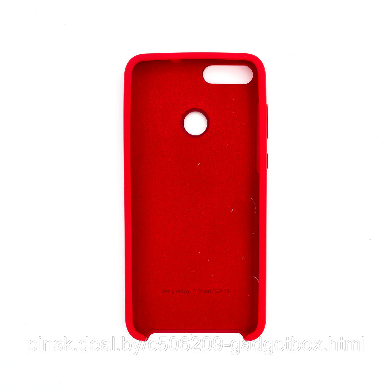 Чехол Silicone Cover для Huawei P Smart 2018, Красный - фото 2 - id-p154459676