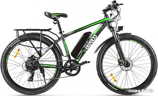 Электровелосипед Eltreco XT 850 New 2020 (серый/зеленый)