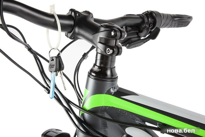 Электровелосипед Eltreco XT 850 New 2020 (серый/зеленый) - фото 5 - id-p156060484