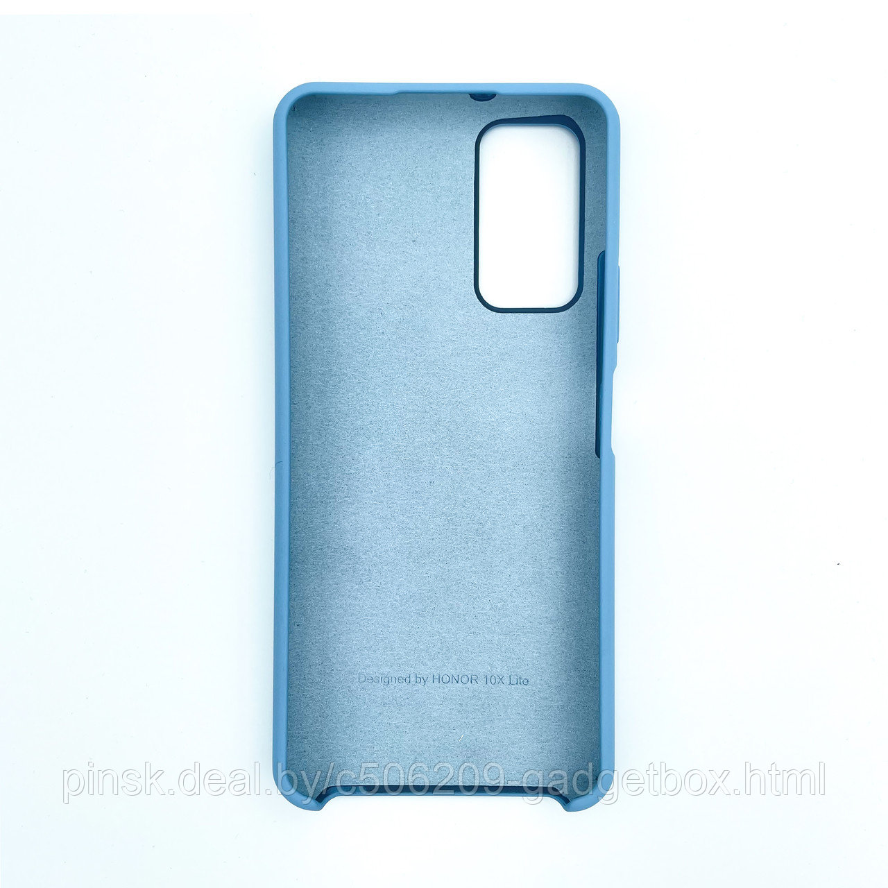 Чехол Silicone Cover для Huawei P Smart 2021 / Honor 10X Lite, Морской голубой - фото 2 - id-p154459684