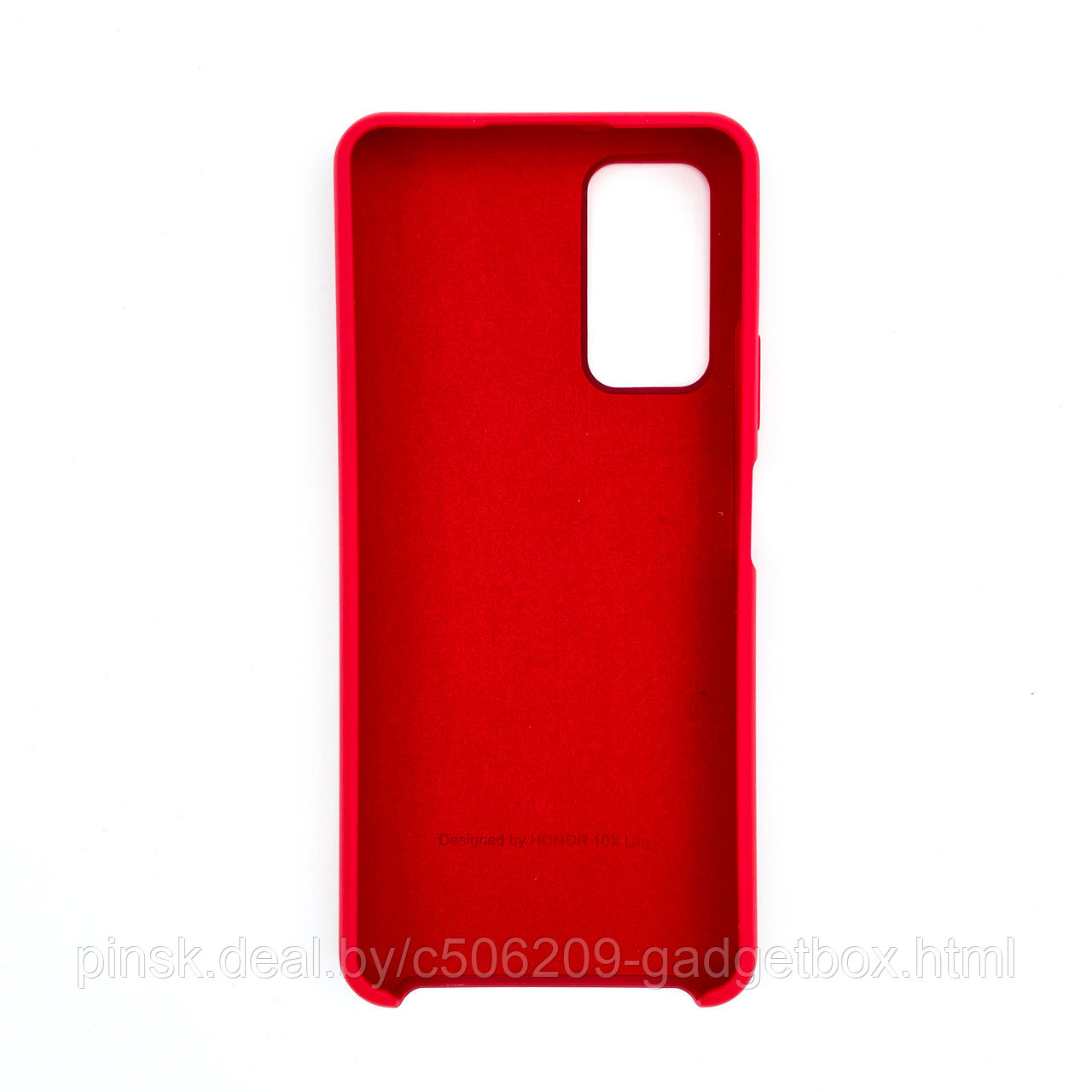 Чехол Silicone Cover для Huawei P Smart 2021 / Honor 10X Lite, Красный - фото 2 - id-p154459688