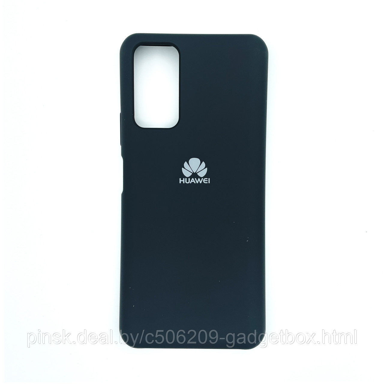 Чехол Silicone Cover для Huawei P Smart 2021 / Honor 10X Lite, Черный - фото 1 - id-p154459686