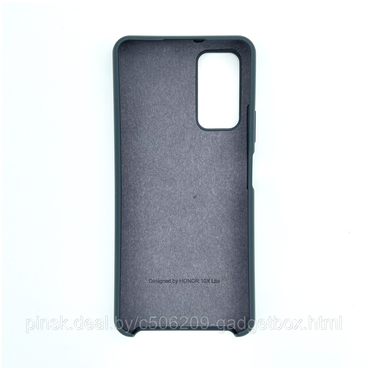 Чехол Silicone Cover для Huawei P Smart 2021 / Honor 10X Lite, Черный - фото 2 - id-p154459686