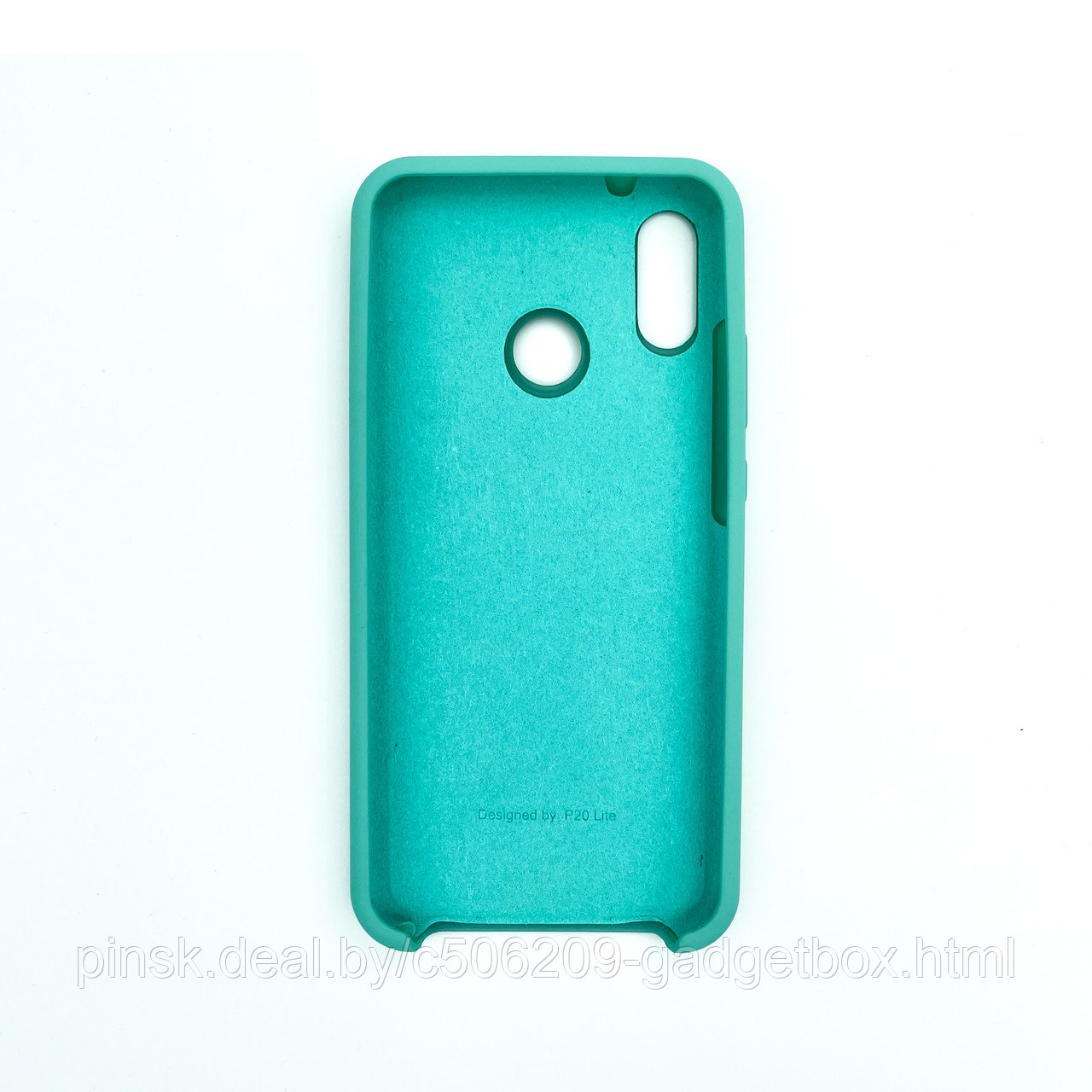 Чехол Silicone Cover для Huawei P20 Lite / Nova 3e / Nova 5i, Мятный - фото 2 - id-p154459690