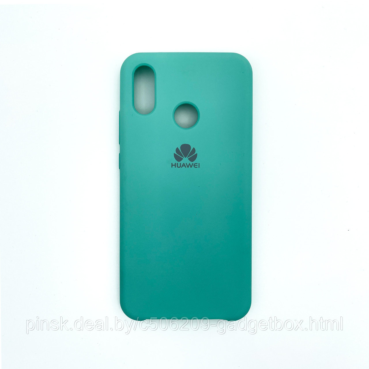 Чехол Silicone Cover для Huawei P20 Lite / Nova 3e / Nova 5i, Мятный - фото 1 - id-p154459690