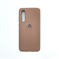 Чехол Silicone Cover для Huawei P30, Песочно-розовый