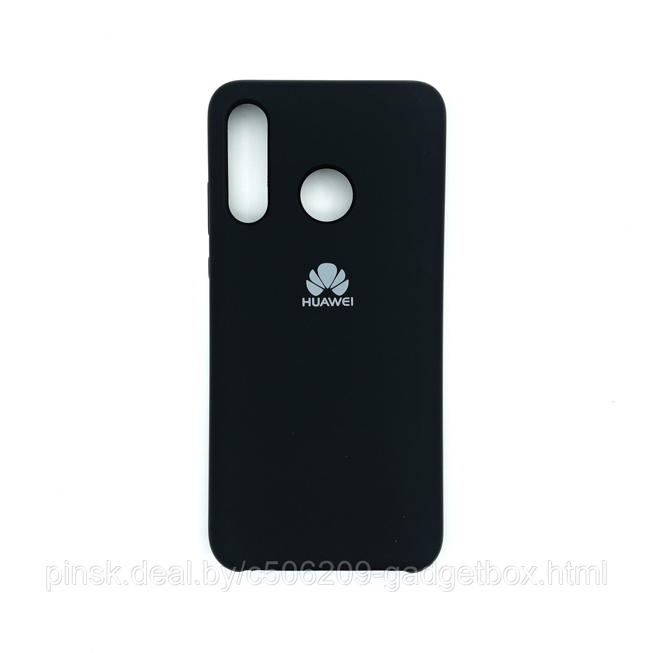 Чехол Silicone Cover для Huawei P30 Lite, Черный - фото 1 - id-p154459697