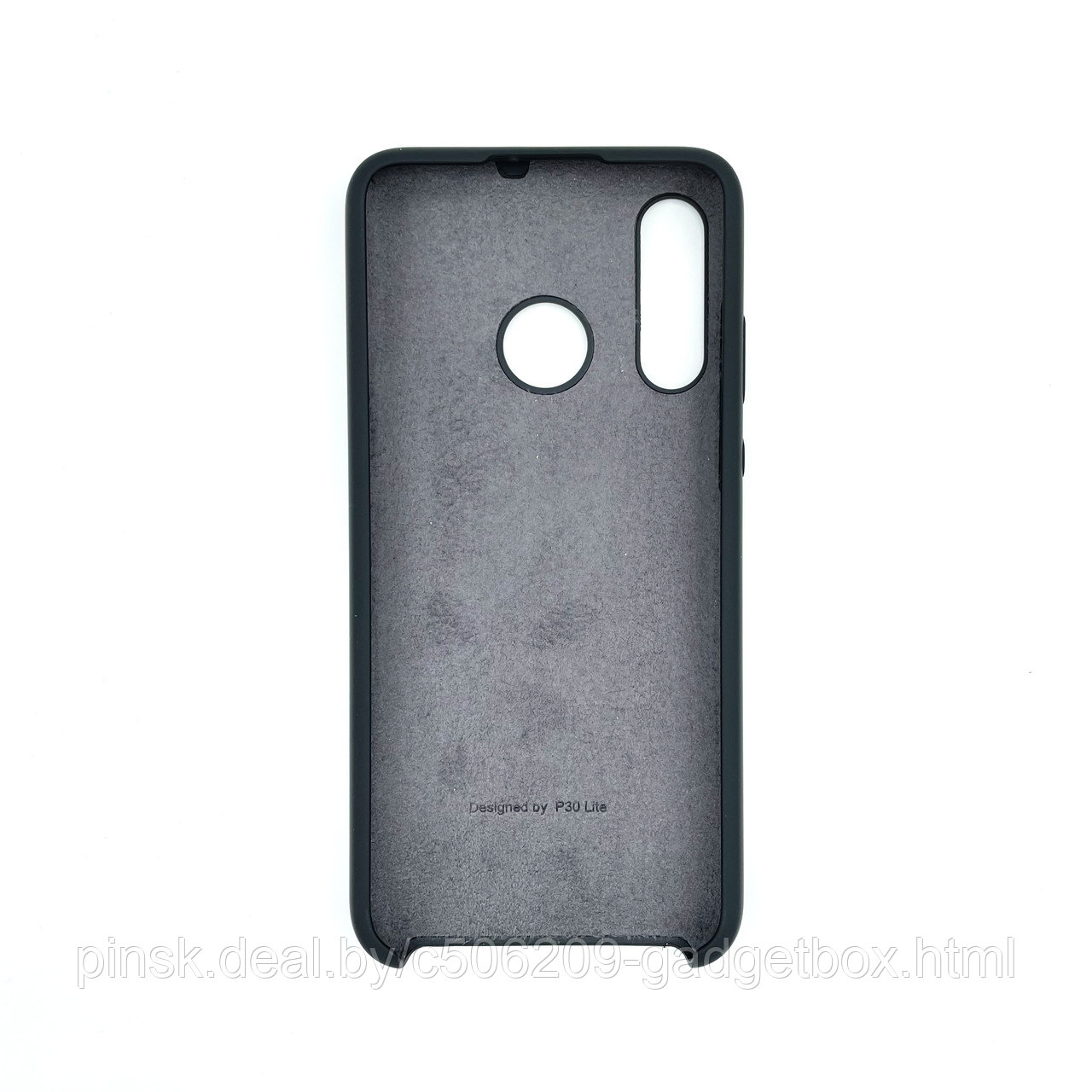 Чехол Silicone Cover для Huawei P30 Lite, Черный - фото 2 - id-p154459697
