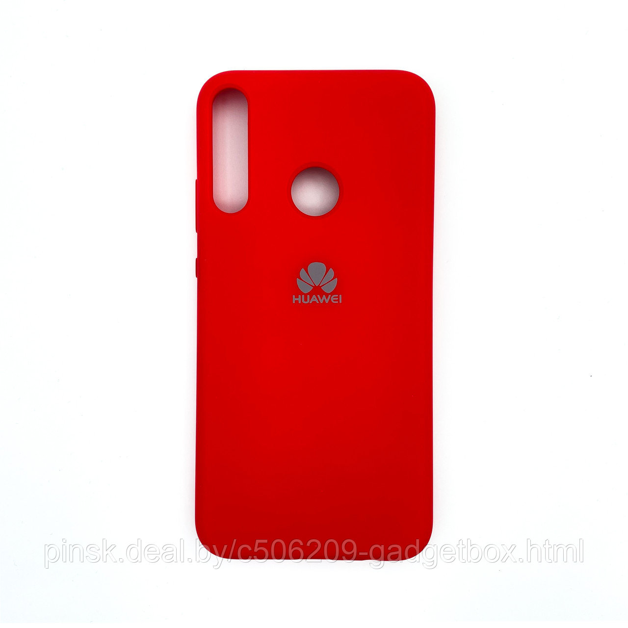 Чехол Silicone Cover для Huawei P40 Lite E / Honor 9C / Y7p, Красный - фото 1 - id-p154459711