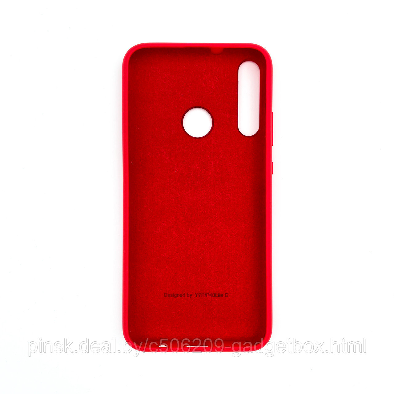 Чехол Silicone Cover для Huawei P40 Lite E / Honor 9C / Y7p, Красный - фото 2 - id-p154459711