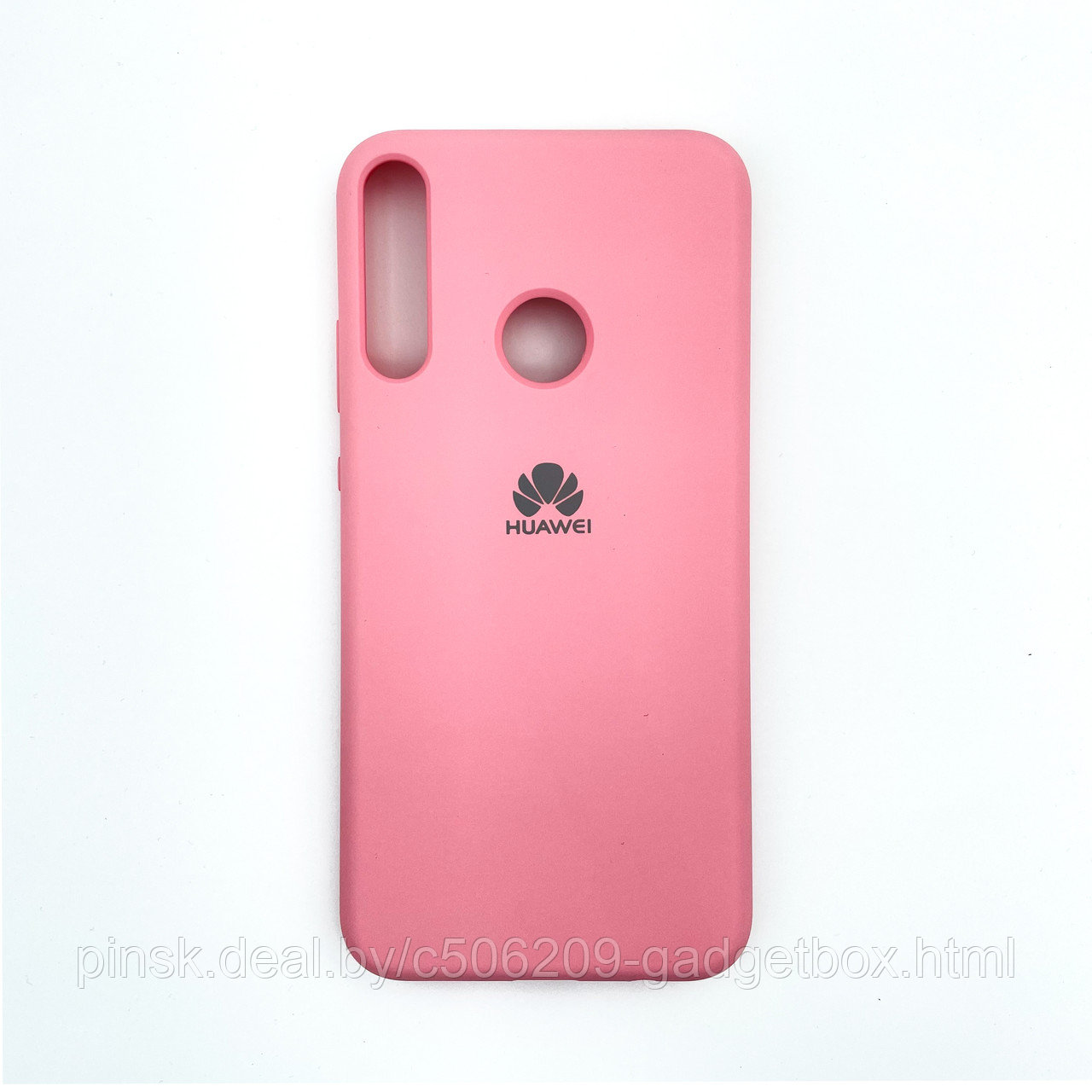 Чехол Silicone Cover для Huawei P40 Lite E / Honor 9C / Y7p, Нежно-розовый - фото 1 - id-p154459710