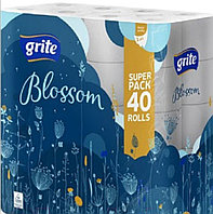 Туалетная бумага Grite Blossom (40рул, трехслойная белая)