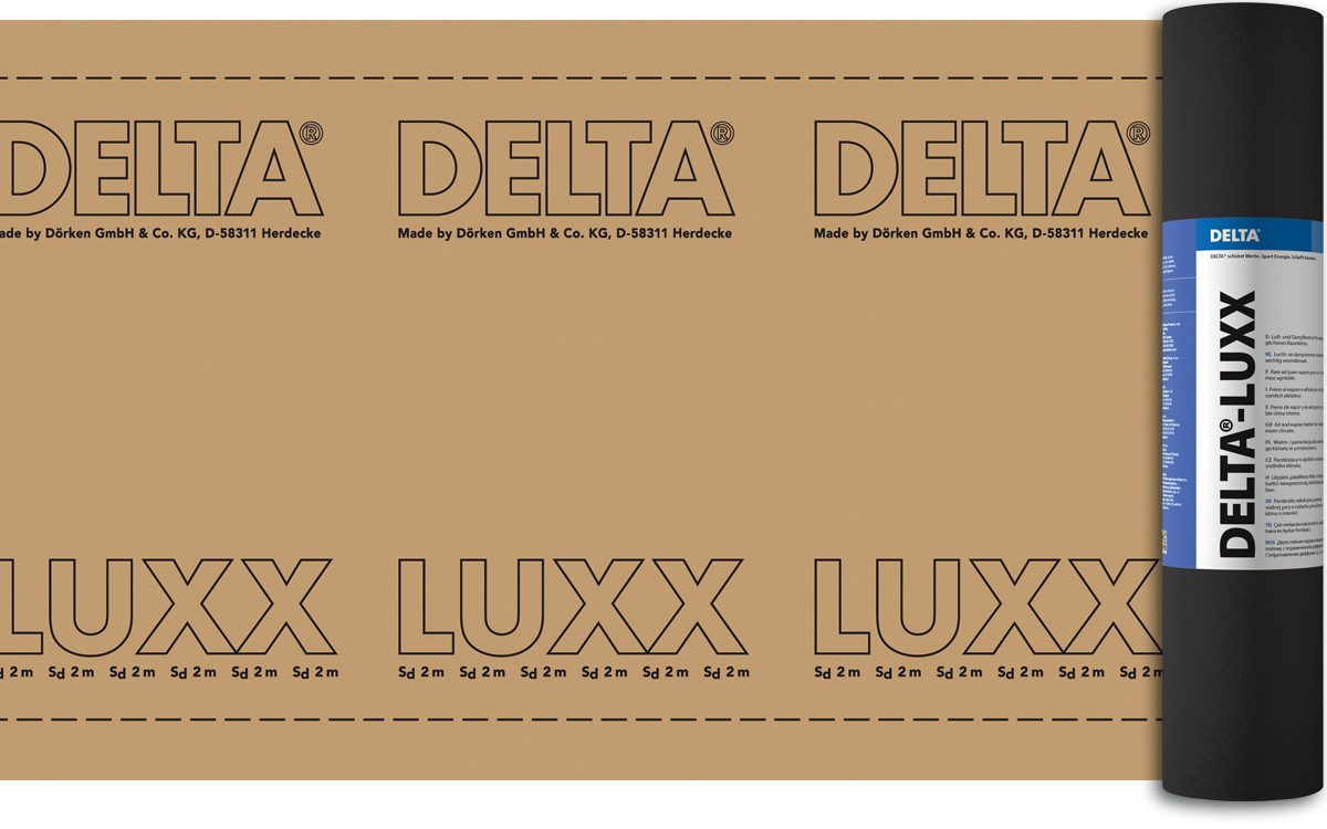 DELTA-LUXX пароизоляционная плёнка с ограниченной паропроницаемостью - фото 1 - id-p156070069