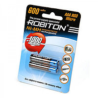 Аккумуляторная батарея Robiton R03 AAA 600mAh
