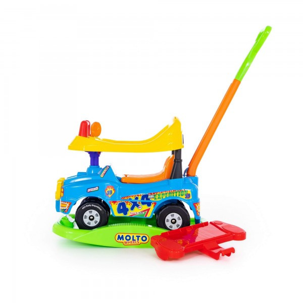 Детская игрушка Автомобиль Джип-каталка "Викинг" многофункциональный (голубой) арт. 62963 Полесье - фото 2 - id-p156099781