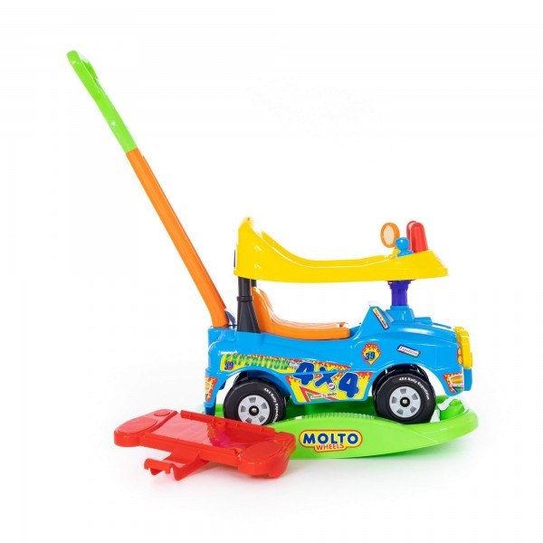 Детская игрушка Автомобиль Джип-каталка "Викинг" многофункциональный (голубой) арт. 62963 Полесье - фото 5 - id-p156099781