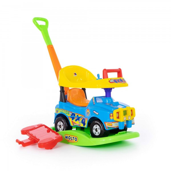 Детская игрушка Автомобиль Джип-каталка "Викинг" многофункциональный (голубой) арт. 62963 Полесье - фото 6 - id-p156099781