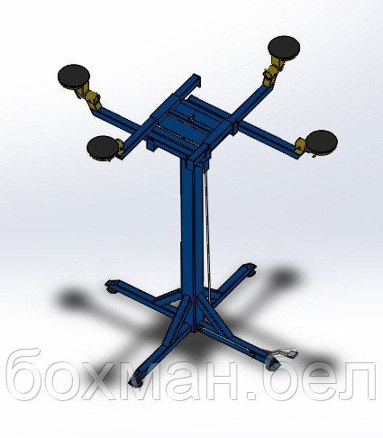 Стол поворотный для стеклопакетов механический