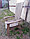 Кресло садовое и банное из массива сосны "Веер", фото 6