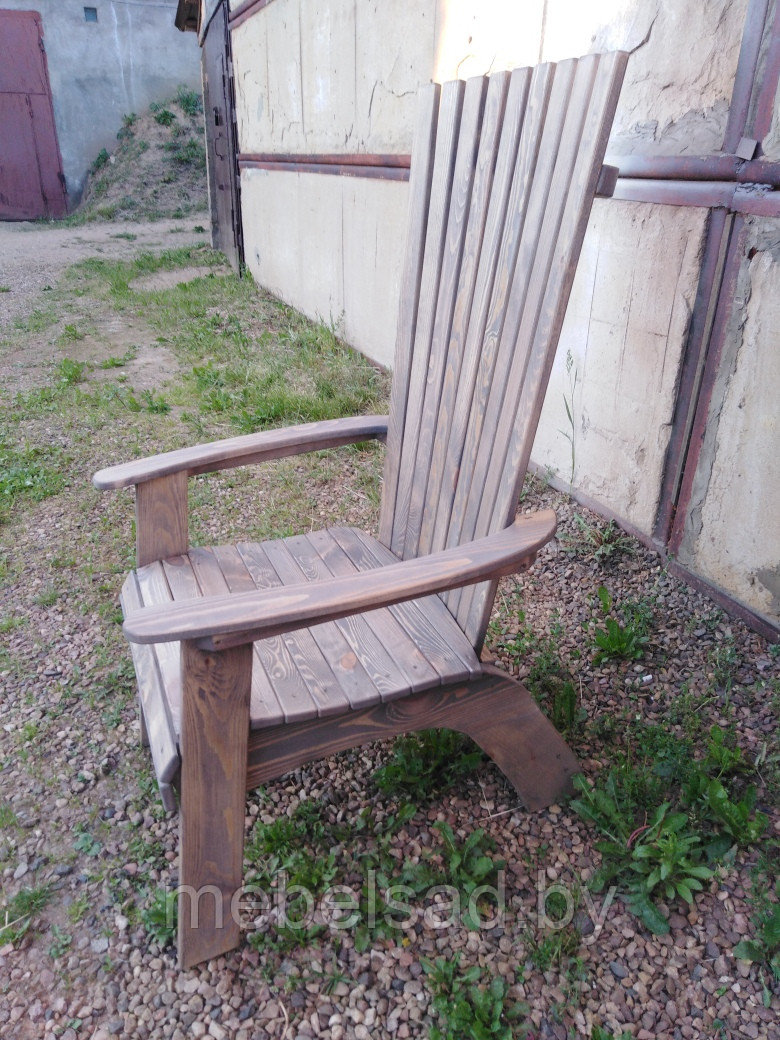 Кресло садовое и банное из массива сосны "Веер" - фото 6 - id-p156112946