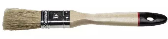 Кисть плоская STAYER "UNIVERSAL-EURO", светлая натуральная щетина, деревянная ручка, 25мм - фото 1 - id-p154886973