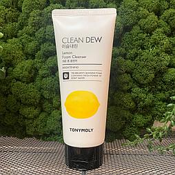 Пенка для лица с экстрактом лимона TONY MOLY Clean Dew Lemon Foam Cleanser