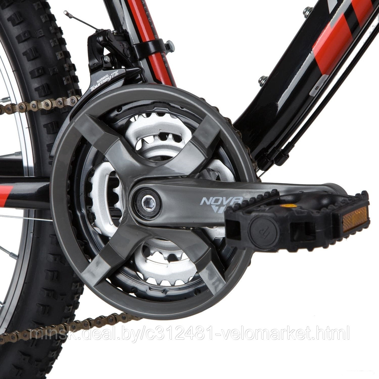 Велосипед Novatrack Prime V 24 (2021) - фото 5 - id-p156122883
