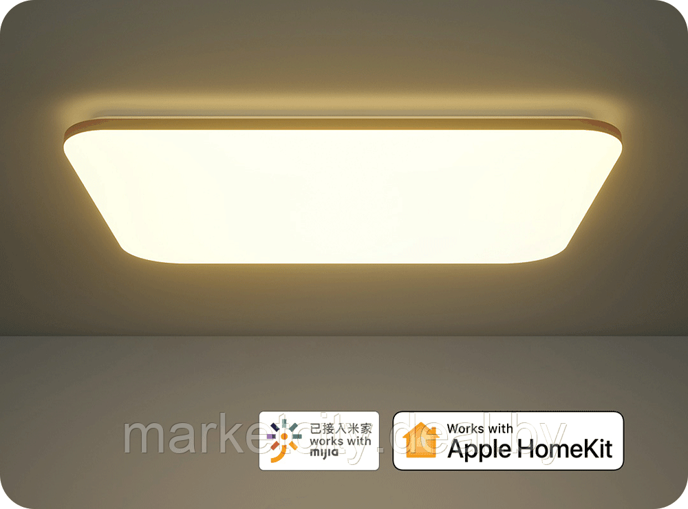 Потолочный светильник Xiaomi Yeelight Ceiling Light Pro (YLXD49YL) 940x640mm - фото 5 - id-p156124961