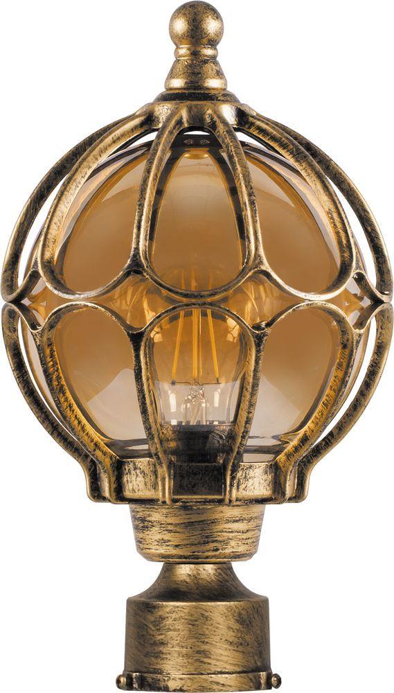 Светильник садово-парковый PL3703 серии «Версаль» малые, черное золото,