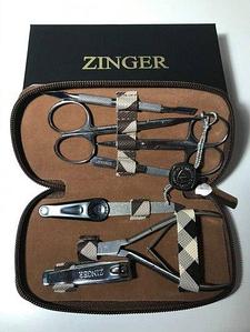 Маникюрный набор Zinger 7105 (7 предметов) КЛЕТКА