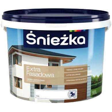 Краска Sniezka Extra для внутренних и наружных р-т 10л, Польша