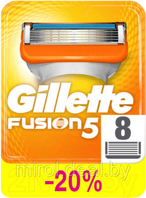 Сменные кассеты Gillette Fusion - фото 2 - id-p144691604