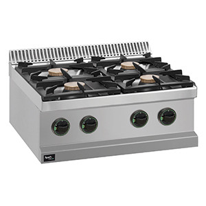 Плита 4 Конфорочн.700 Сер. Apach Aprg-77T